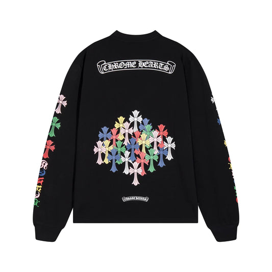 Chrome Hearts Men's Long-Sleeve T-shirt Sweatshirt K8015