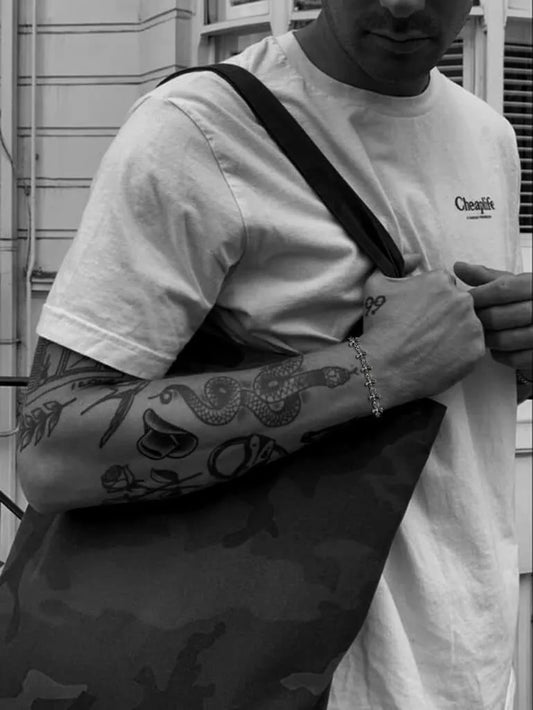 Chrome-Hearts PLUS BRACELET WITH LINKS -6