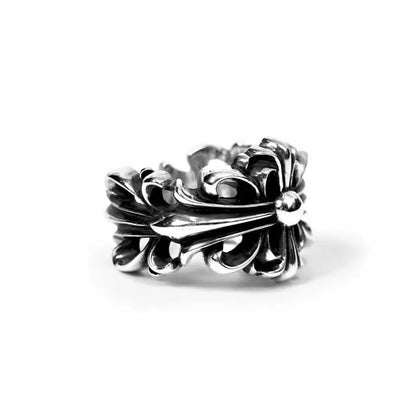 Chrome-Hearts DOUBLE FLORAL RING -1