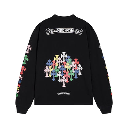Chrome Hearts Men's Long-Sleeve T-shirt Sweatshirt K8015