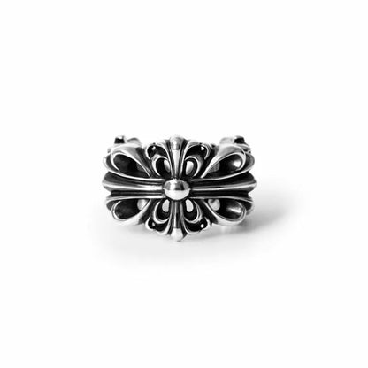 Chrome-Hearts DOUBLE FLORAL RING -1