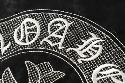 Chrome Hearts Horseshoe Cross Jacket - Black Street Embroidered Coat 8800